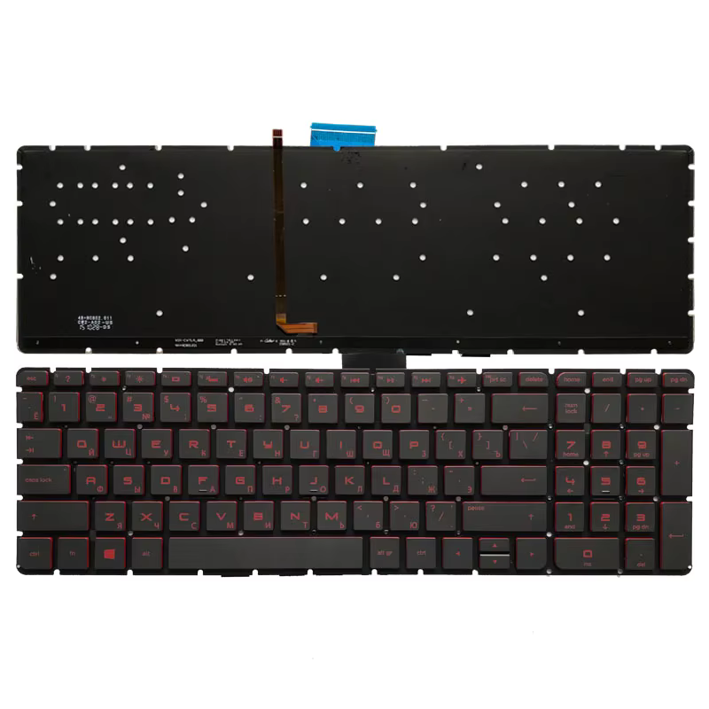Teclado retroiluminado rojo para HP Omen 17