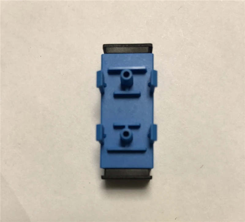 Adaptador de fibra SC monomodo para PCB - vista frontal