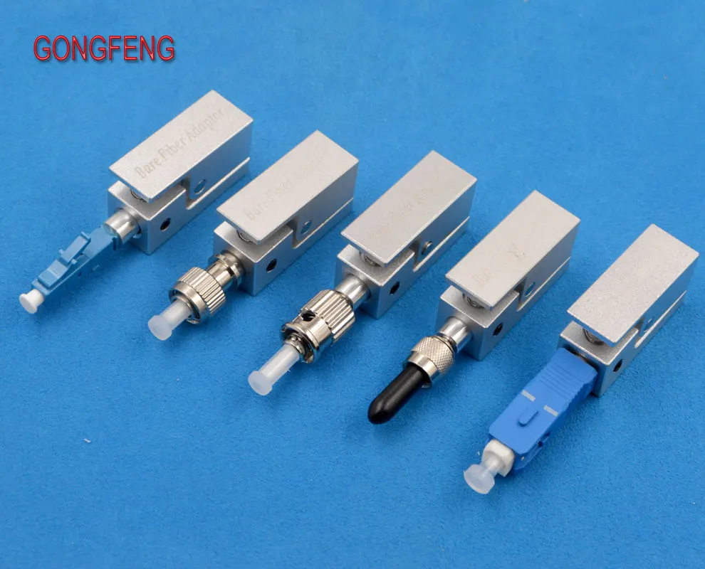 Conector de fibra óptica LC con brida cuadrada