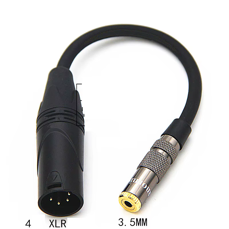 Conector XLR macho de 4 pines