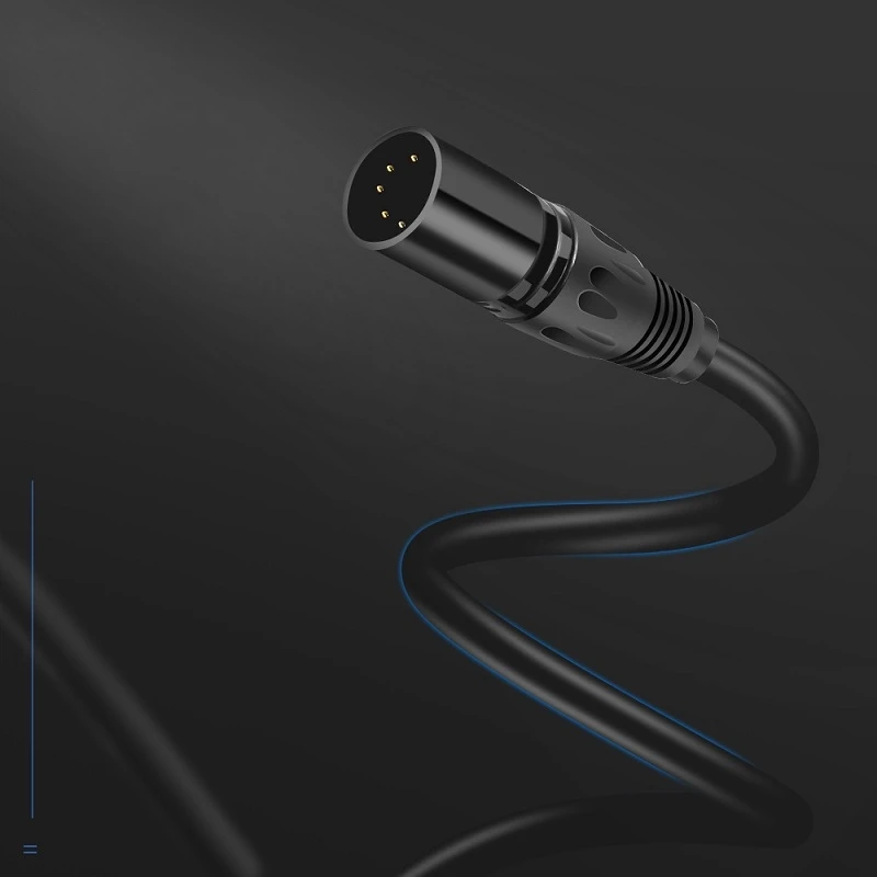 Cable XLR 3 Pines Macho-Hembra Audio Profesional OFC - imagen 4