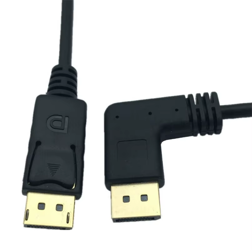 Cable DisplayPort ángulo para escritorio y monitor