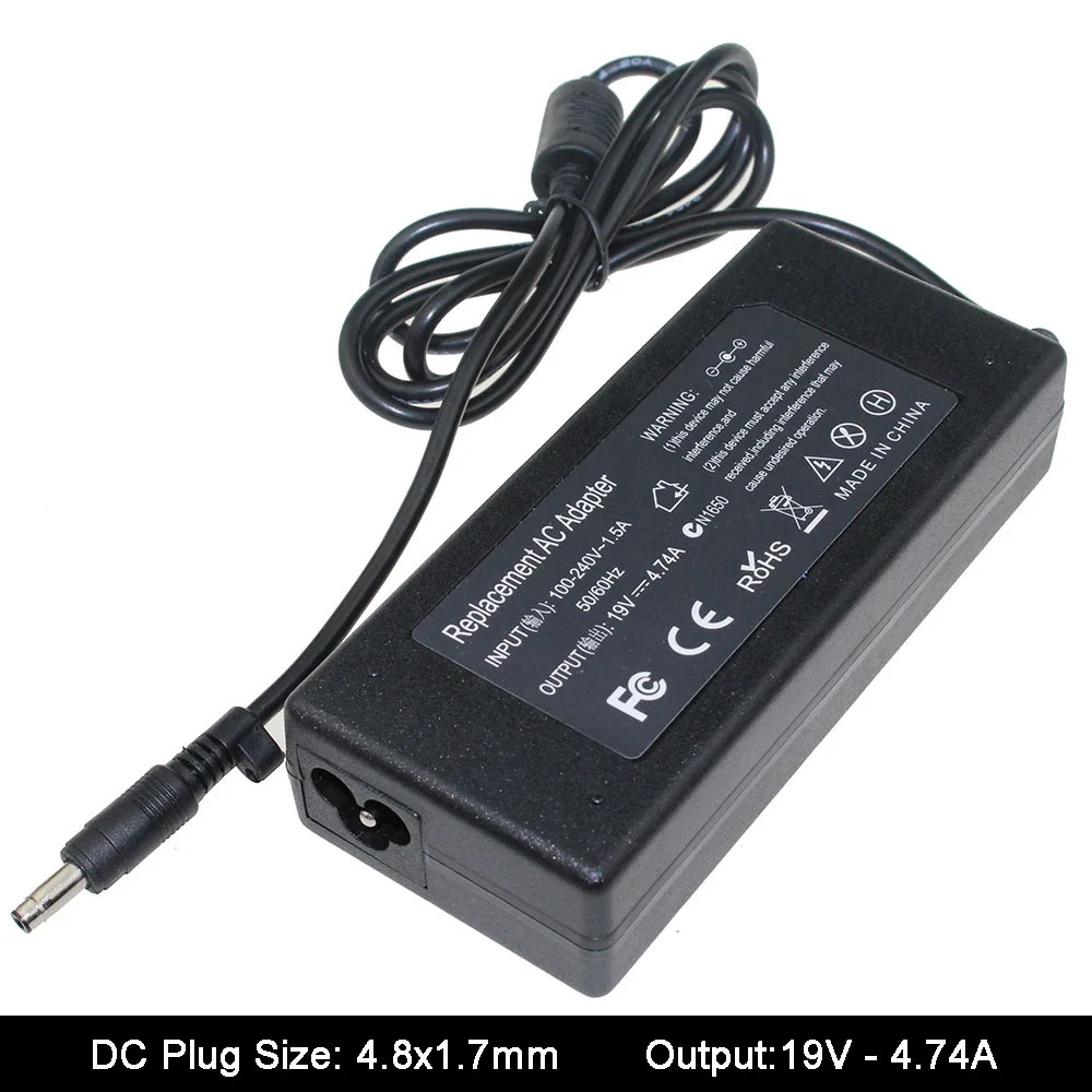 Detalle del conector de 4,8 × 1,7 mm