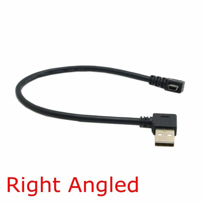 Mini USB angular 90°