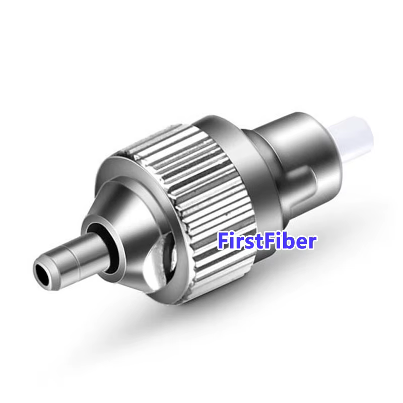 Adaptador de fibra óptica 2.5mm a 1.25mm – vista frontal