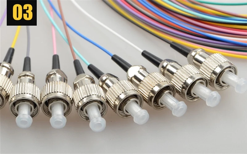 Cable de 12 núcleos listo para instalación