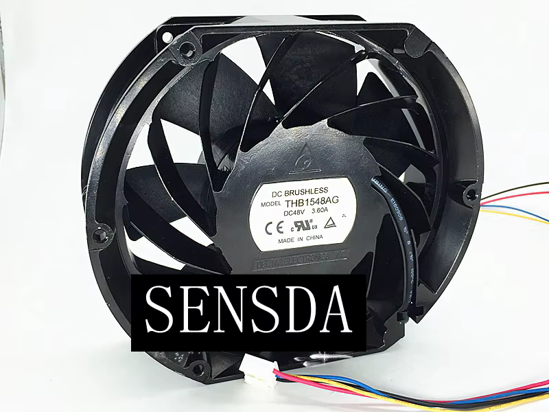Ventilador delta thamar48ag mostrando su estructura rectangular