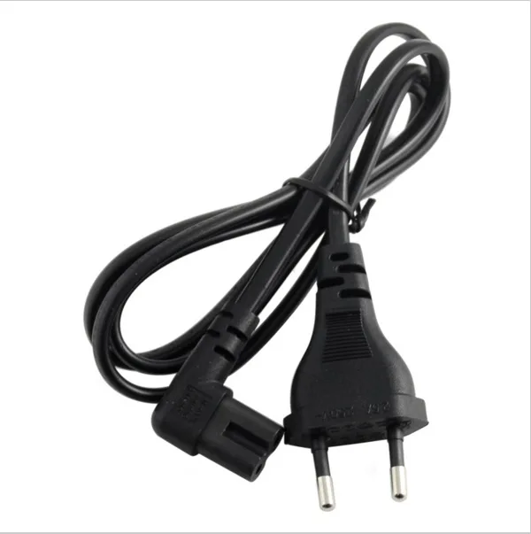 Cable Alimentación IEC320 C7 Ángulo Derecho UE para Portátiles - imagen 5