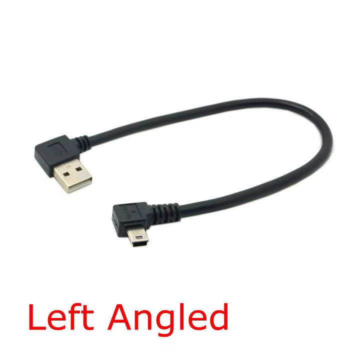 Conector angular USB 90° izquierdo
