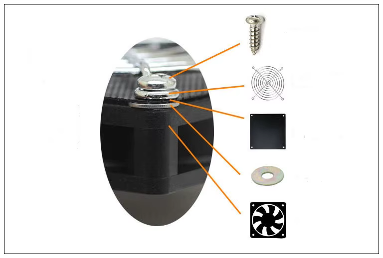 Ventilador 70mm para router ASUS