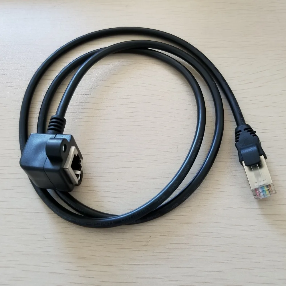 Cable de extensión Ethernet RJ45 CAT5 en ángulo