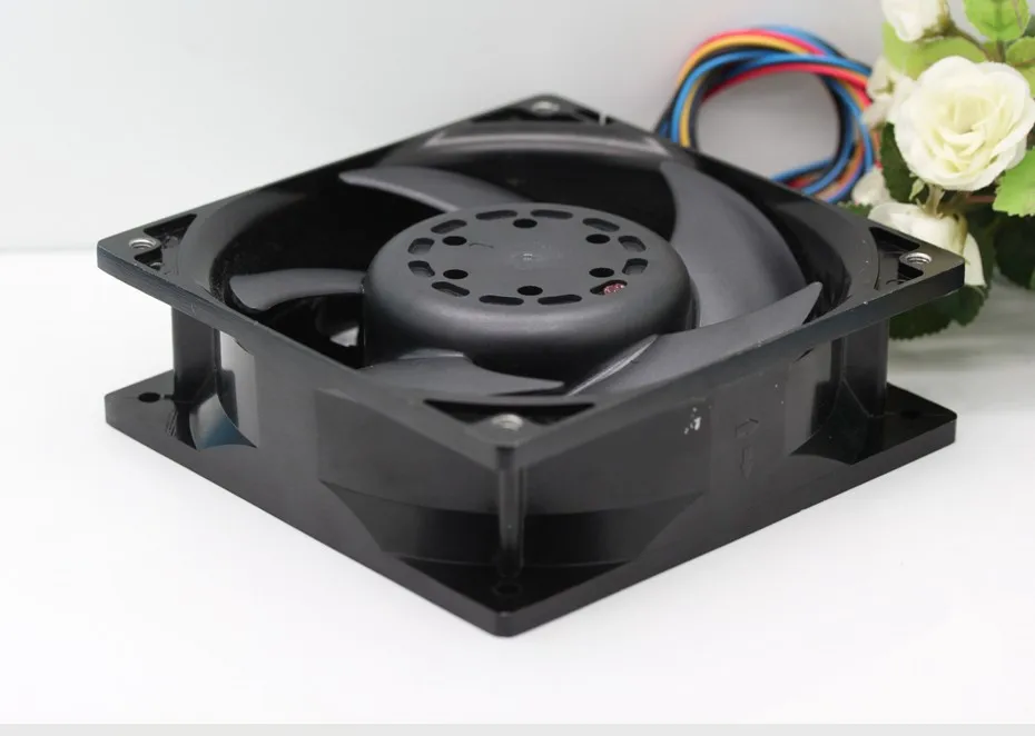 Vista del ventilador axial