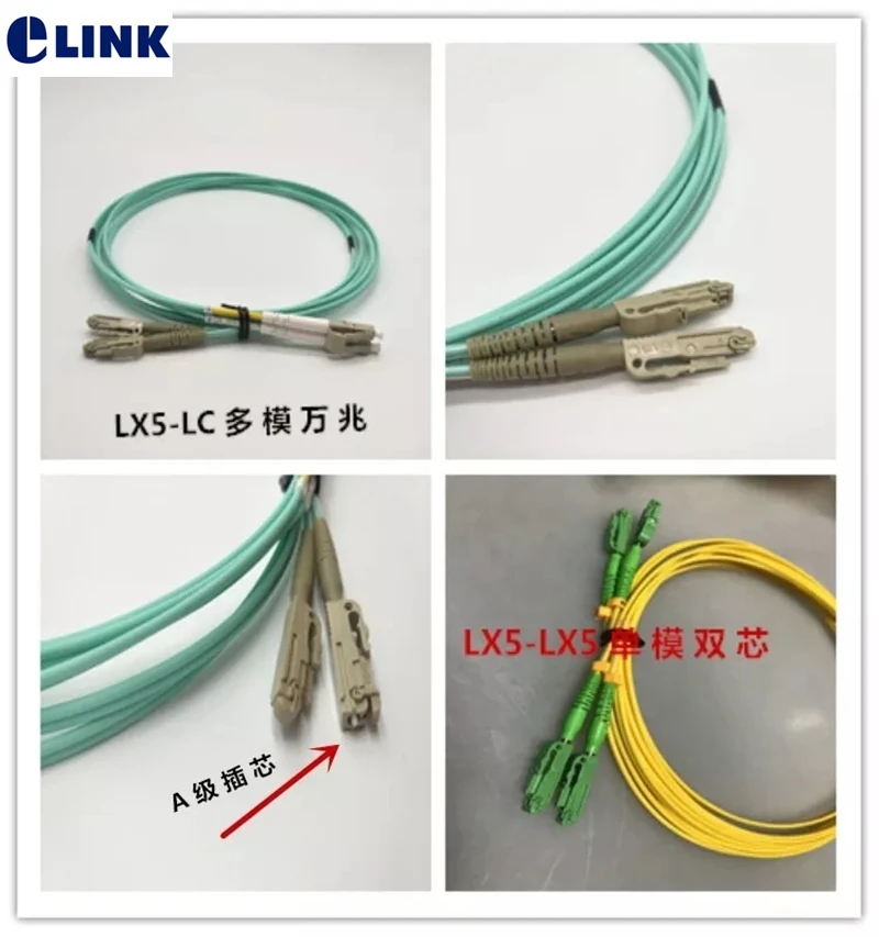 Cable LX.5 montado en rack