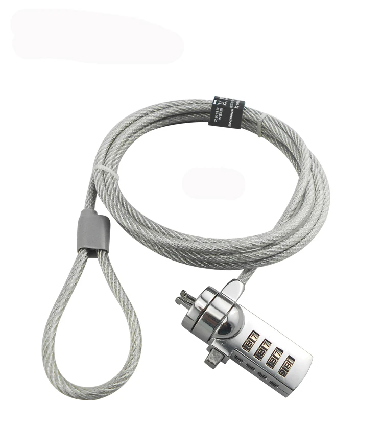 Cable de bloqueo antirrobo con mecanismo de contraseña