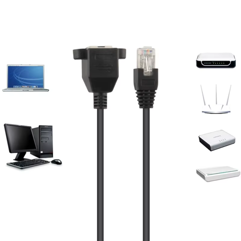 Extensión RJ45 UXG 50 cm en rack