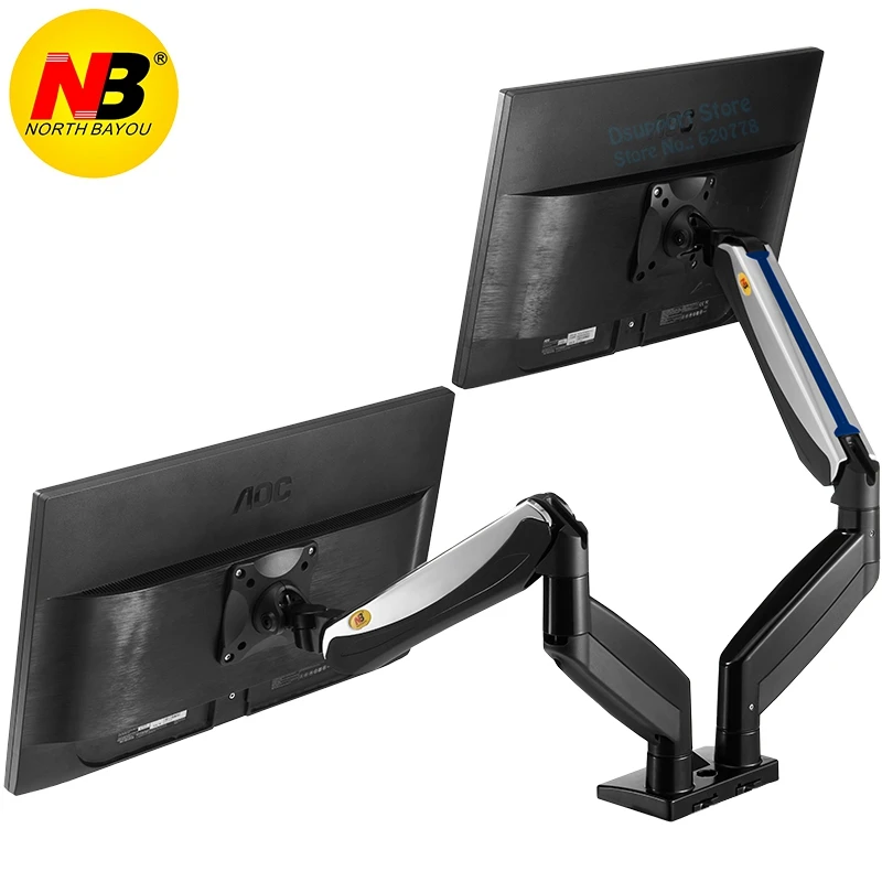 Soporte Monitor Brazo Gas NB F185A con USB para 22-27″ - imagen 3