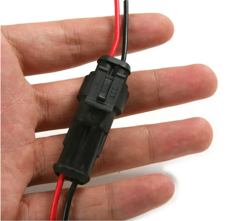 Conector macho y hembra del kit de cables impermeables para coche