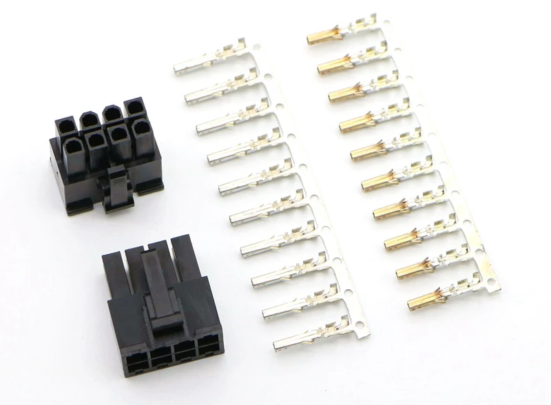 Conector macho ATX de 8 pines con pines terminales incluidos