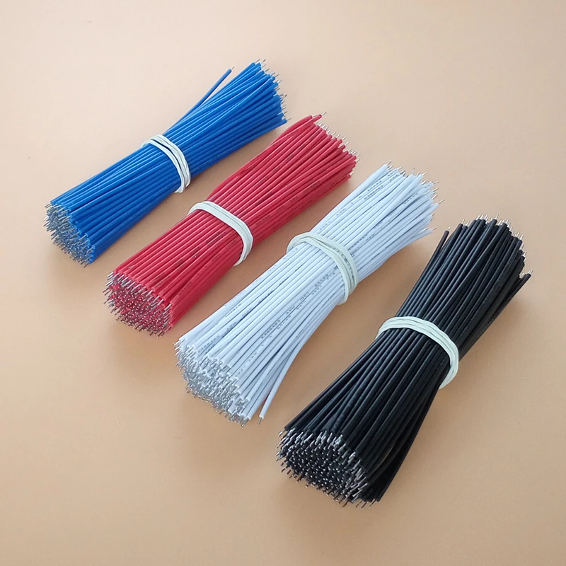 Cables jumper estañados en varios colores para proyectos electrónicos