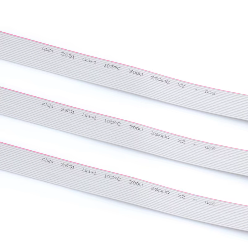 Cable 2,54 mm IDC 1 m gris - 6-40 pines, 28 AWG para conectores - imagen 5