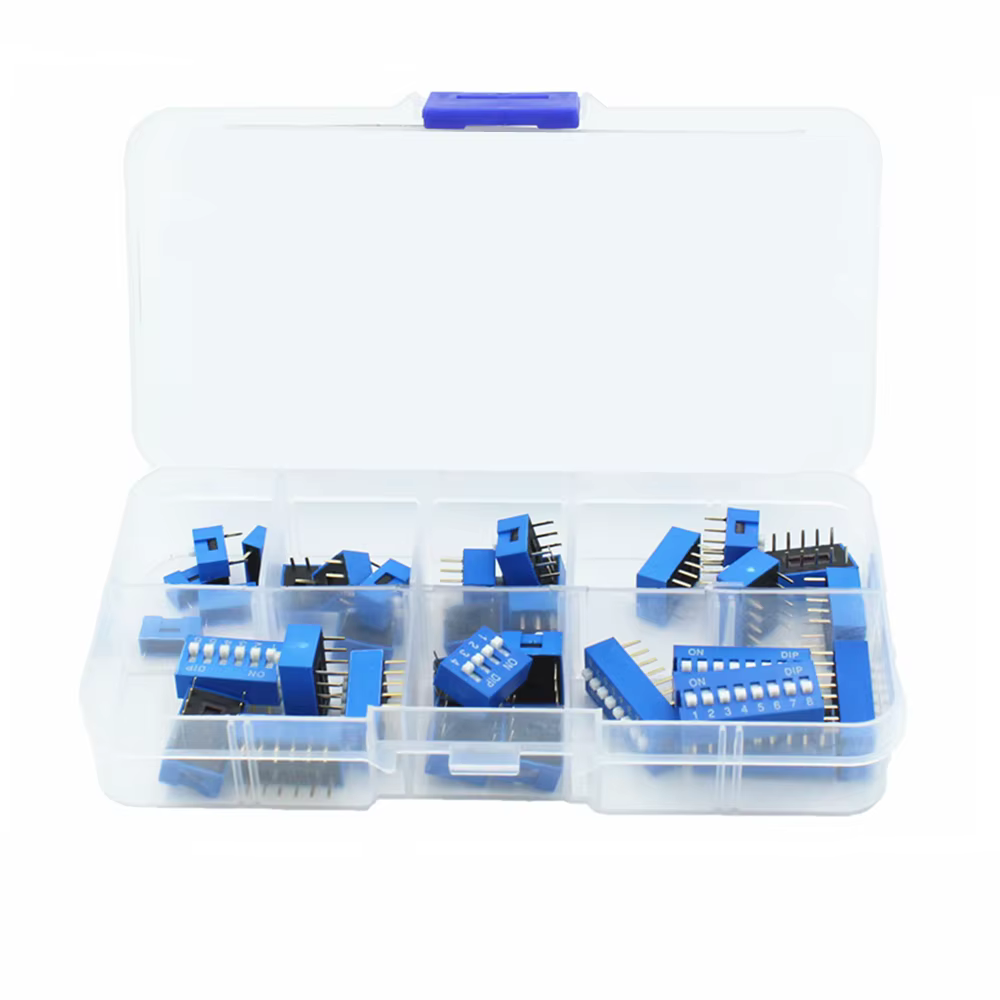 Kit de 35 interruptores DIP