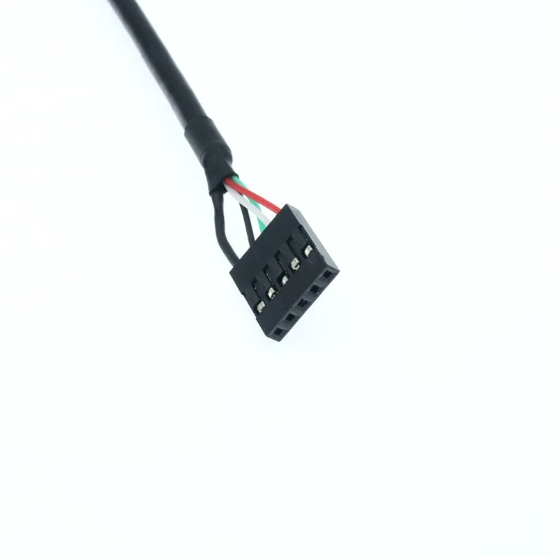 Conector USB 2.0 Tipo A Hembra Montaje Panel - Cable DuPont 5 Pines