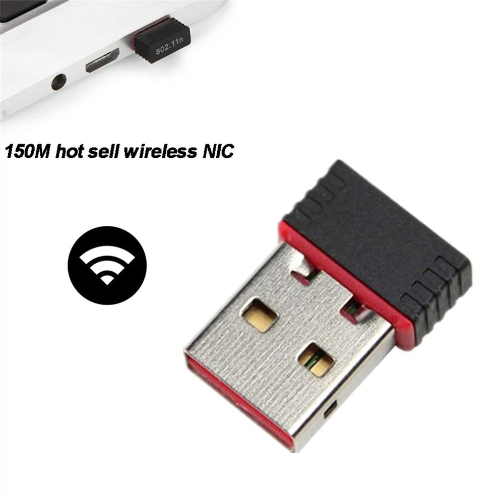 Adaptador GRWIBEOU conectado a un puerto USB