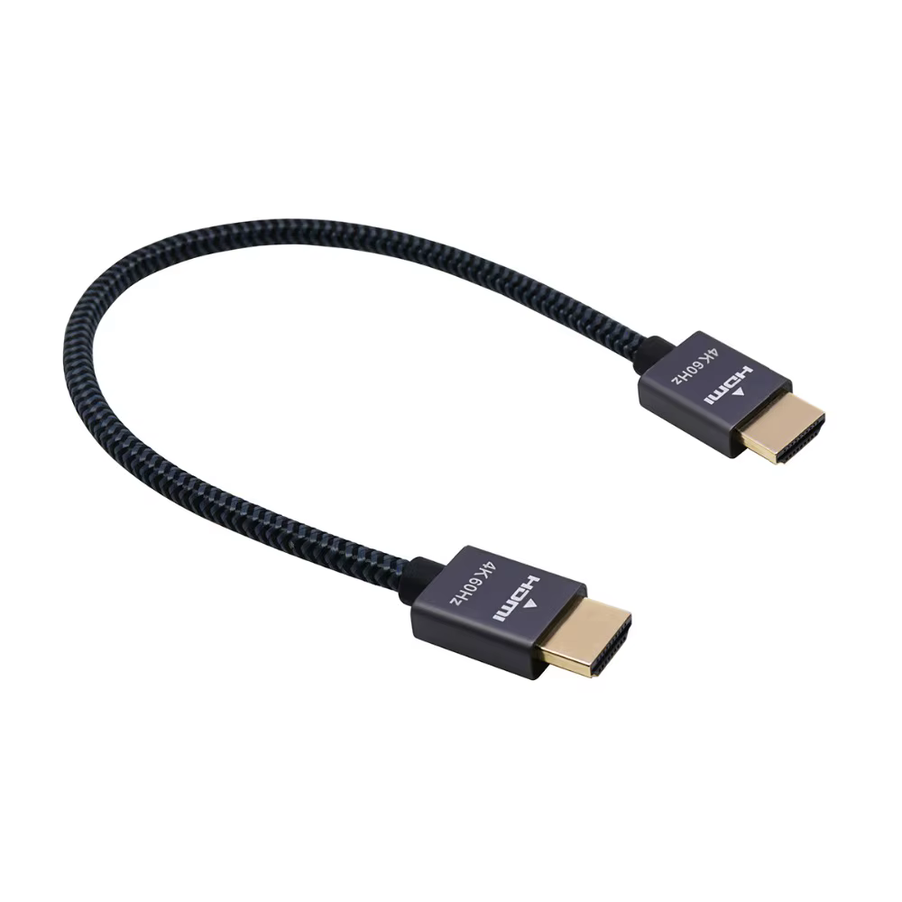 Conectores HDMI chapados en oro