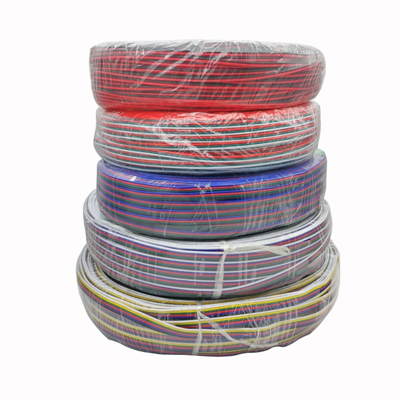 Cable connector LED 1 metro para tiras LED RGB RGBW