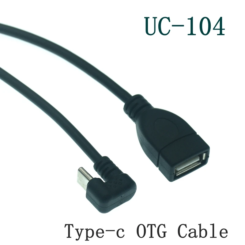 Cable adaptador USB-C macho a Micro USB B hembra OTG 25 cm - imagen 2