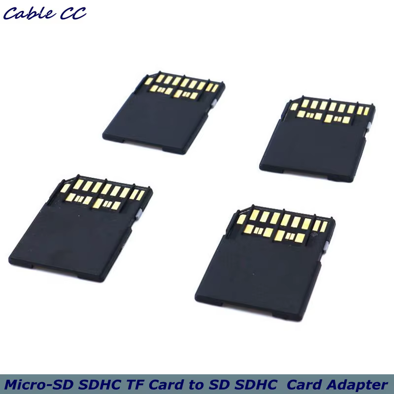 Adaptador USB Tipo C conectado a tarjeta Micro‑SD