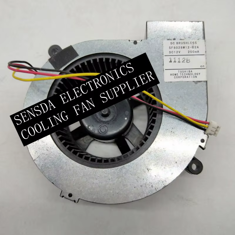 Ventilador de colocación 8028 12 V para proyectores