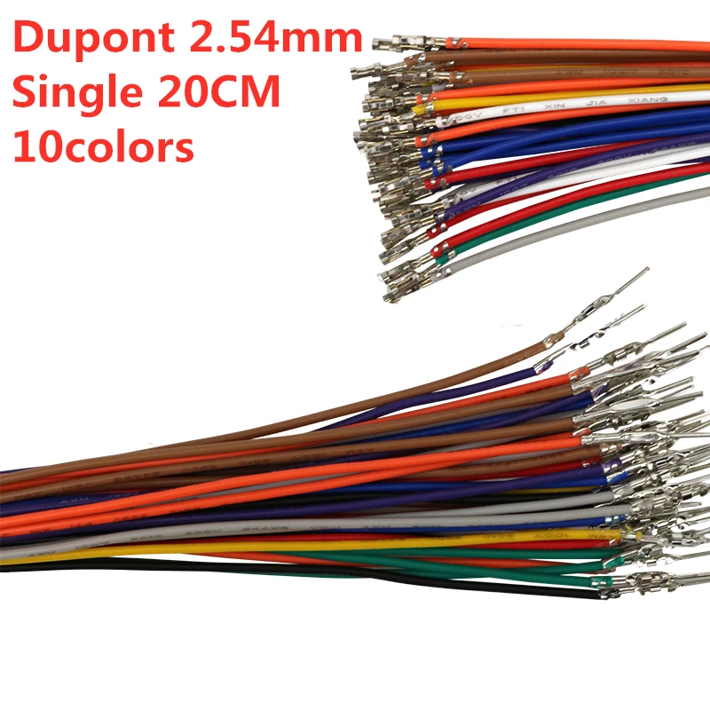 Cables DuPont individuales 26AWG 20cm