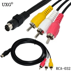 Cable S-Video 7 Pines a RCA Audio Video – 1,5 Metros