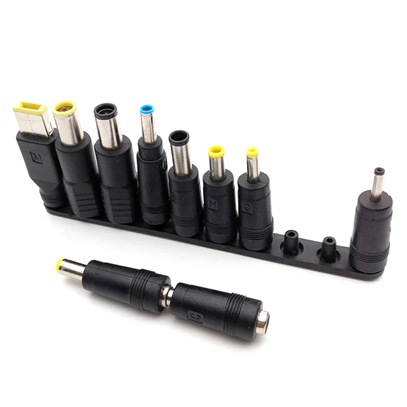 Conjunto de conectores DC universales negro