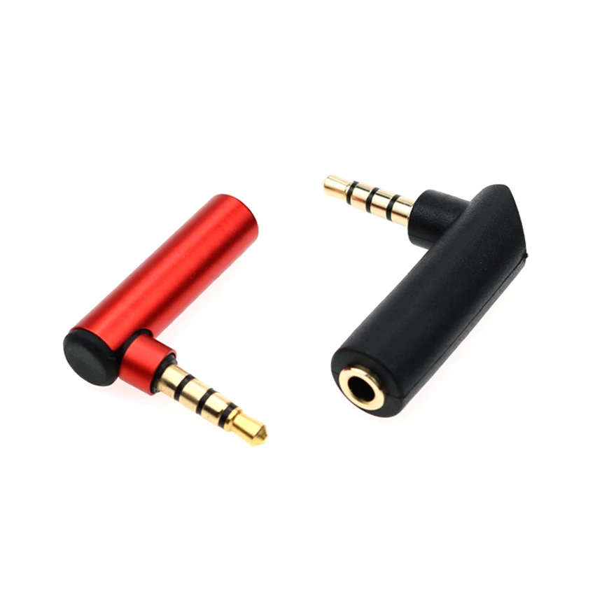 Adaptador Jack 3,5 mm Macho-Hembra en Ángulo Recto - imagen 2