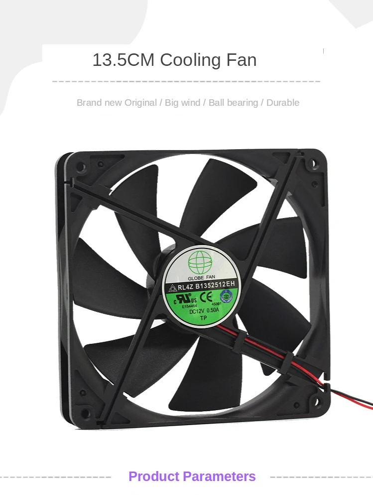 Ventilador de globo RL4Z B1352512EH vista frontal