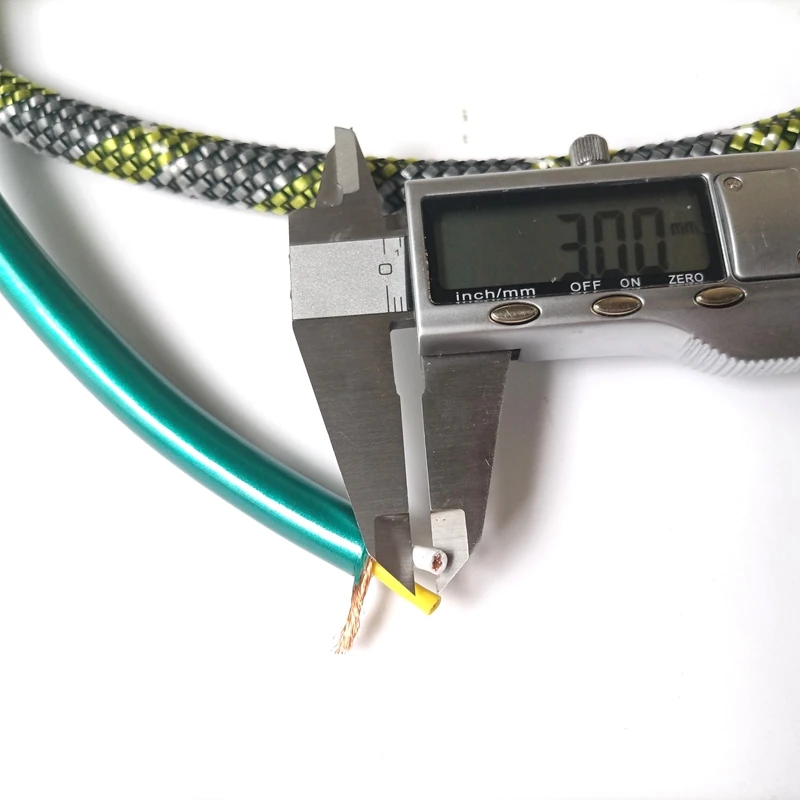 Comparación de forma de onda con y sin cable