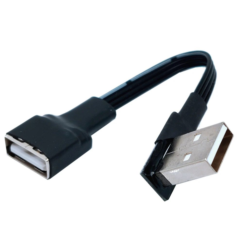 Cable USB 2.0 Macho-Hembra Angular 90°