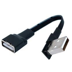 Cable USB 2.0 Macho-Hembra Angular 90°