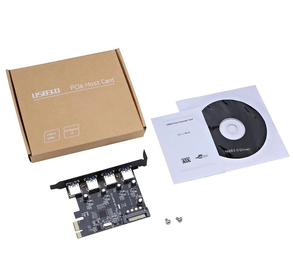 Tarjeta PCIe USB 3.0 4 Puertos – Ampliación para PC - imagen 3