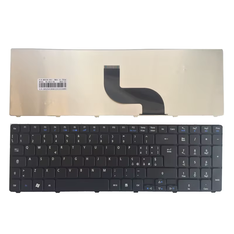 Teclado de repuesto negro para Acer Aspire TravelMate TM5742G