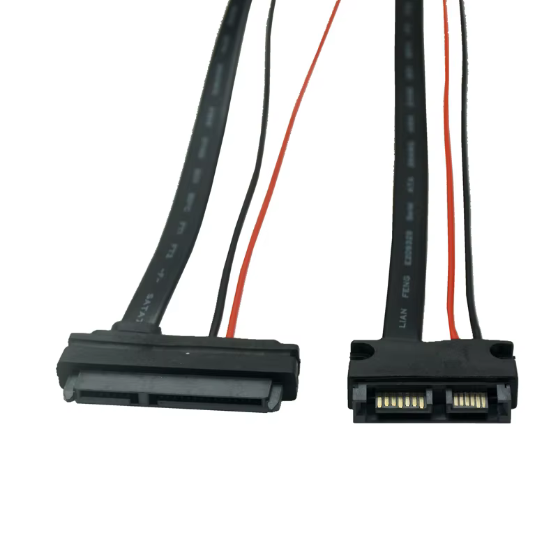 Detalle del conector hembra de 22 pines
