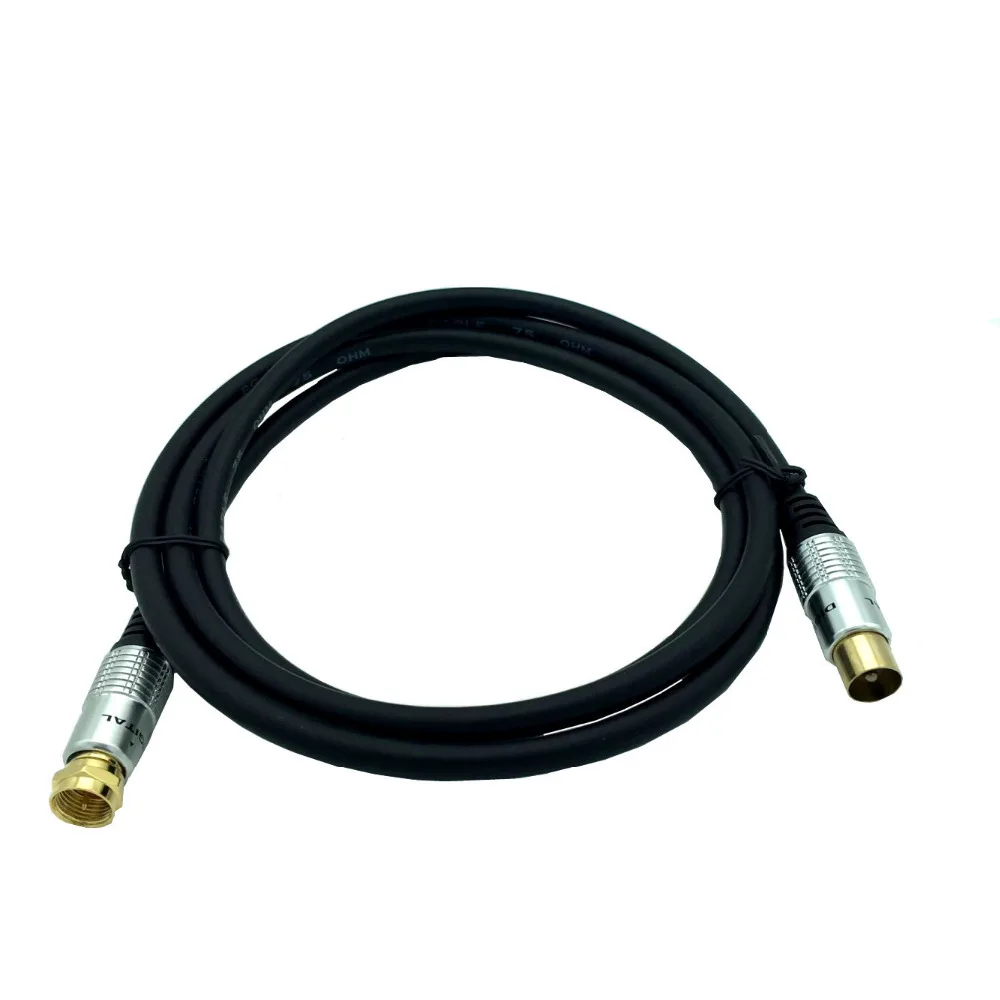 Conexión macho tipo F para antenna satélite