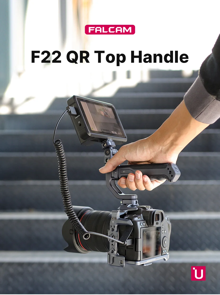 Empuñadura FALCAM F22 instalada en jaula