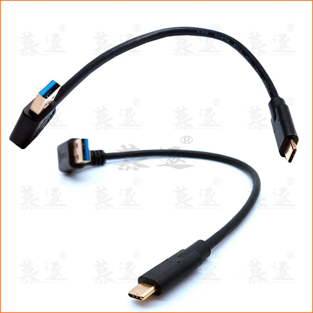 Adaptador USB tipo C a tipo A con ángulo de 90 grados