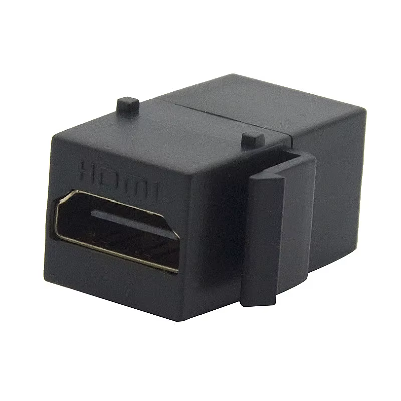Adaptador Keystone HDMI hembra a hembra para placa de pared