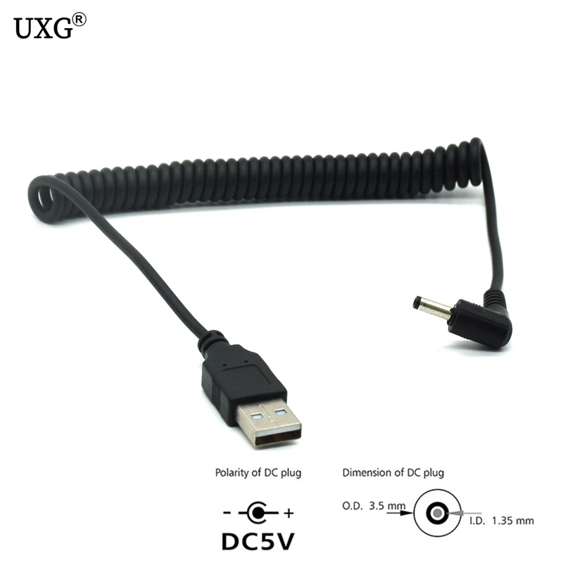 Cable telescópico extendido y retráctil
