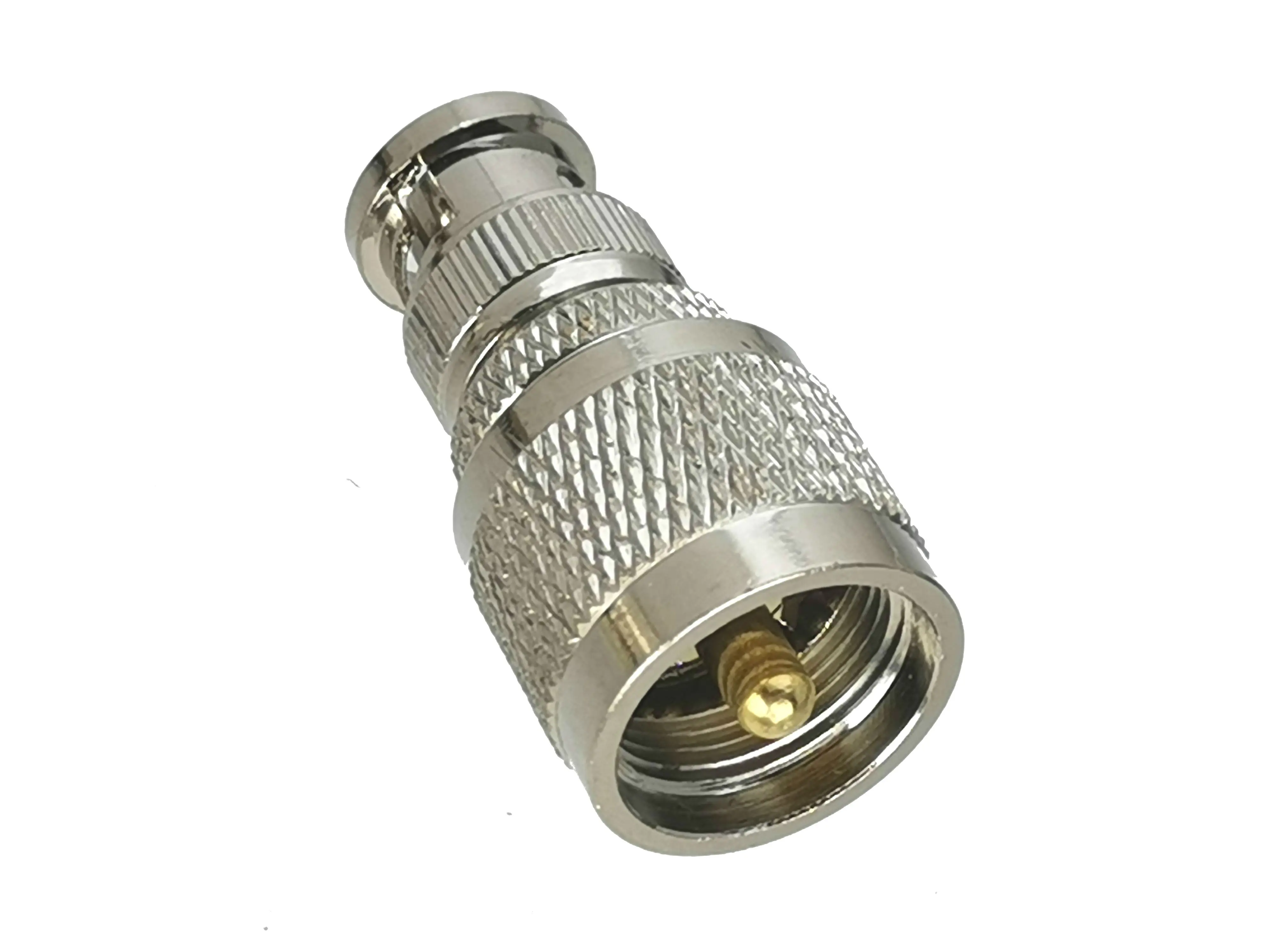 Adaptador BNC macho a UHF PL259 macho – vista trasera