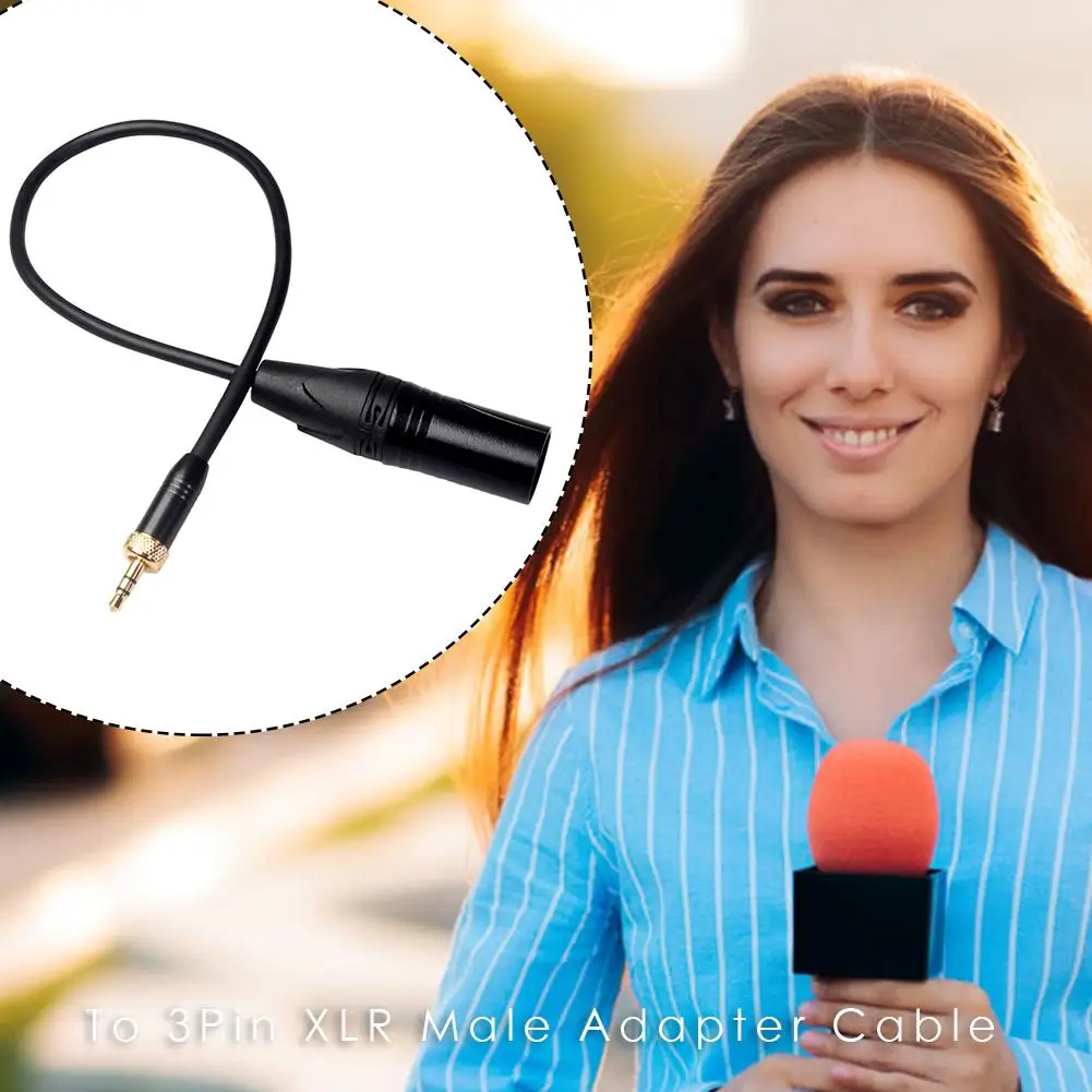 Cable XLR a 6,35 mm estéreo - Aleación de zinc, 0,3 m para micrófono - imagen 5